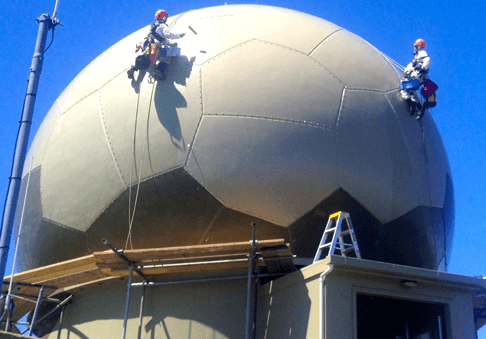 Radar Domes for Commercial Infrastructure projects.