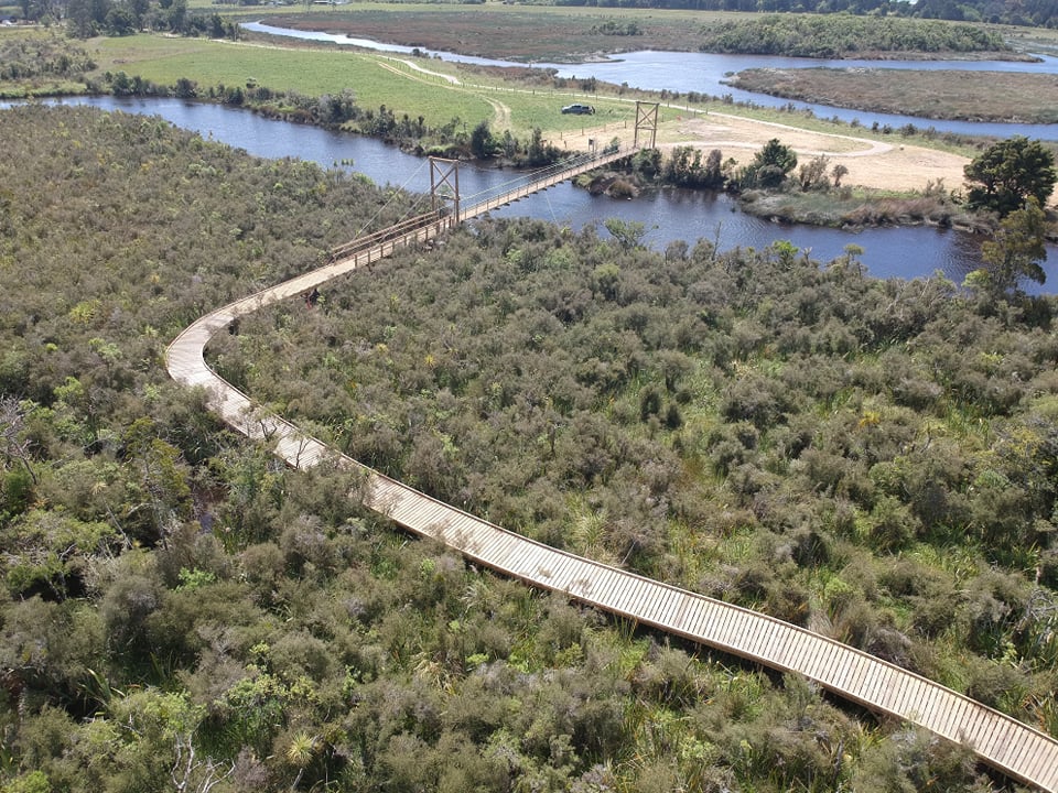 Westport Kawatiri Track Bridge.